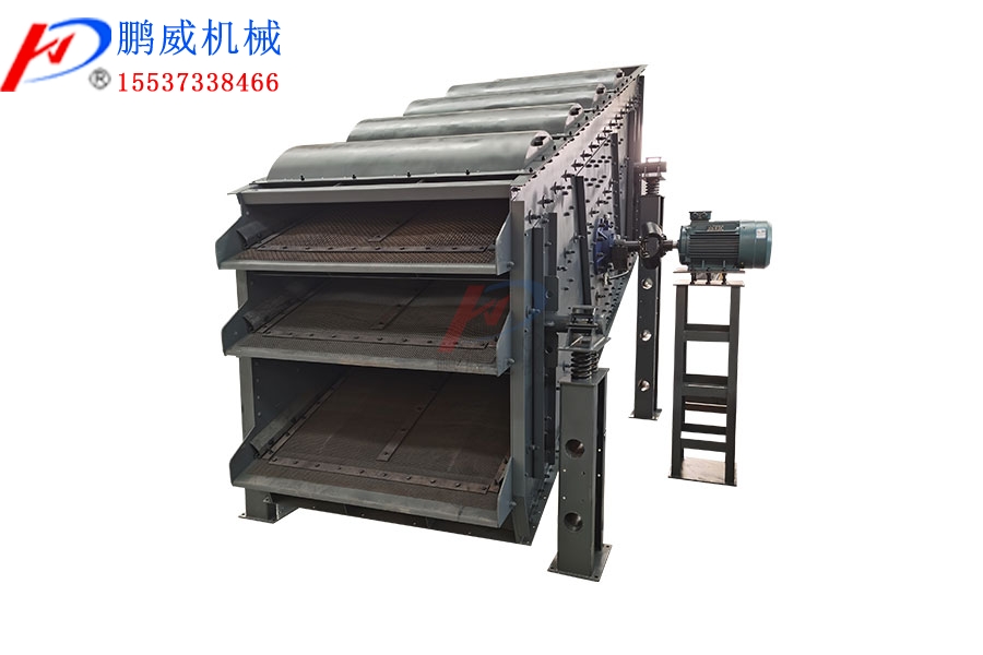 圆振动筛工作时受物料性质的影响产量
